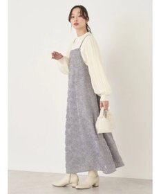 earth music&ecology フラワージャガードキャミワンピース