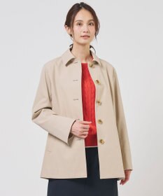 J.PRESS LADIES L ドライストレッチ ショート ステンカラー コート ベージュ系