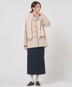 J.PRESS LADIES 【春のマストアイテム】ドライストレッチ ショート ステンカラー コート