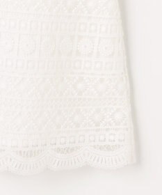 J.PRESS LADIES S レースレイヤードフレア カットソー