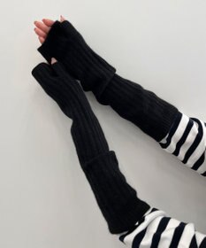 23区 【洗える】ピュアカシミヤ アームウォーマー