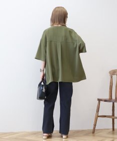 AMERICAN HOLIC ミリタリーWポケットスキッパーシャツ