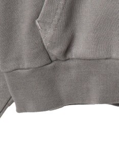 WEGO 【ユニセックス着用ITEM】ピグメントダメージアップリケZIPパーカー