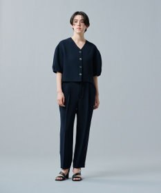 uncrave ウォッシャブルダブルクロス ブラウス