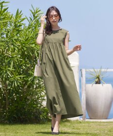 洗える】後ろリボンギャザーワンピース / Tiaclasse | ファッション