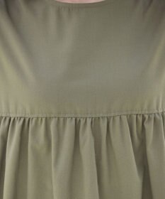 Tiaclasse 【洗える】後ろリボンギャザーワンピース