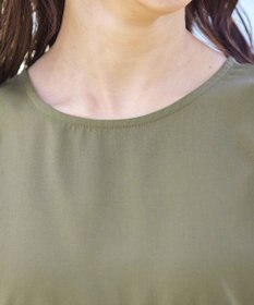 Tiaclasse 【洗える】後ろリボンギャザーワンピース