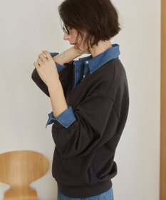 WEGO 【ANGIE VINTAGE】デニム襟スウェット