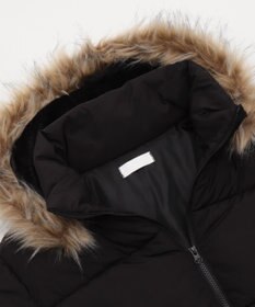 WEGO 【25年秋冬新作/SMサイズ展開】2WAYファーフードショートパファーブルゾン