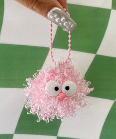 WEGO ミニポワポワモンスターぬいぐるみキーホルダー