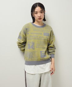 Green Parks ・ｆｕｒｒｙ　ｒａｔｅ　ジャカードニットプルオーバ