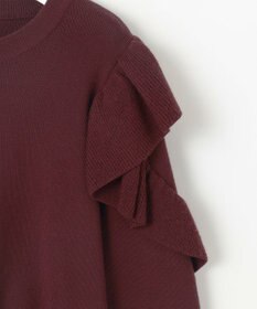 ANY SIS 【洗える】フリルスリーブ ニット