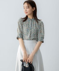 組曲 S ミニフラワープリント ブラウス