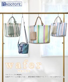 ROOTOTE 1084【手洗い可能】SC.デリ.ストライプ.ウエッファ-B