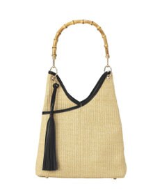 YECCA VECCA 【A4対応】チャーム付き2wayショルダーバッグ