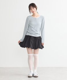 earth music&ecology 【WEB限定】アイレットジャカードタイトプルオーバー