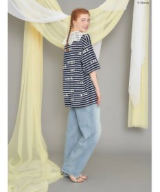 AMERICAN HOLIC 発砲プリントボーダーＴシャツ／Ｄｉｓｎｅｙ