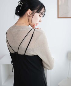 WEGO ラメリブニット