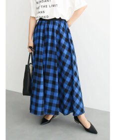 Green Parks ・ｆｕｒｒｙ　ｒａｔｅ　ギンガムバイアススカート