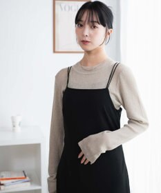 WEGO ラメリブニット