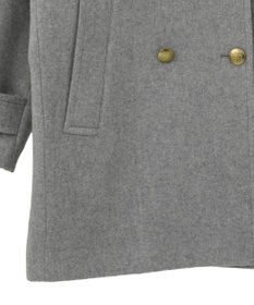 YECCA VECCA ウール混ミドル丈Pコート