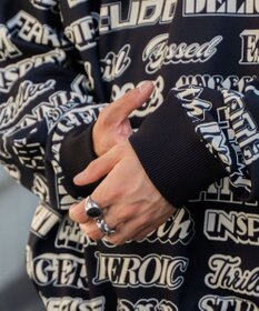 WEGO 総柄BIGプルパーカー