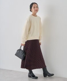 earth music&ecology すきな丈Ｔ／Ｒプリーツスカート