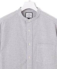J.PRESS YORK STREET 【UNISEX】オックス起毛 バンドカラーシャツ
