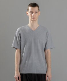 JOSEPH HOMME 新素材【清涼感】メランジクロスジャージー　Vネック半袖カットソー