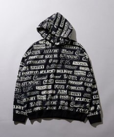 WEGO 総柄BIGプルパーカー