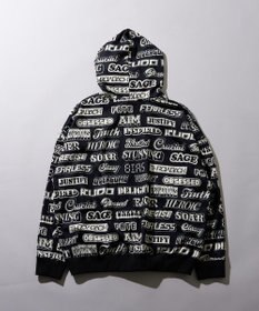 WEGO 総柄BIGプルパーカー