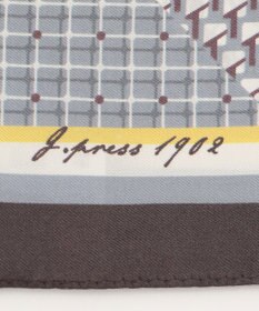 J.PRESS LADIES geometric スクエア スカーフ