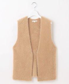 新品 自由区 大きいサイズ カシミヤ混 エコファー ジレ ベージュ サイズ44 ニットファー ジレ / 自由区 | ファッション通販 【公式通販】オン