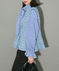 Green Parks ボウタイリボンブラウス