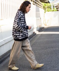 WEGO 総柄BIGプルパーカー