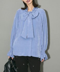 Green Parks ボウタイリボンブラウス