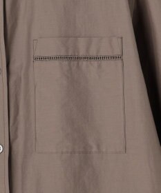 23区 【先行予約】ナイロンコットンタフタ シャツワンピース