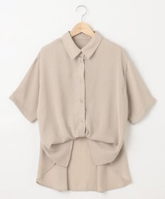 SHARE PARK LADIES 【2WAY】オーバーサイズ楊柳シャツ