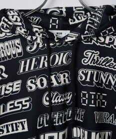 WEGO 総柄BIGプルパーカー