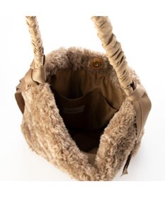 UNBILLION カシュカシュ cachecache / 下がりグログランボアトートバッグ