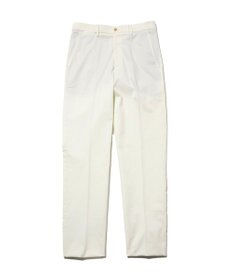 J.PRESS MEN 洗練されたデザインと機能性【ストレッチ】トリコチン ステムテーパード パンツ