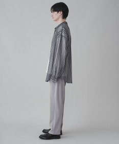 WEGO 【ユニセックス着用ITEM】ストライプメッシュBIGシャツ