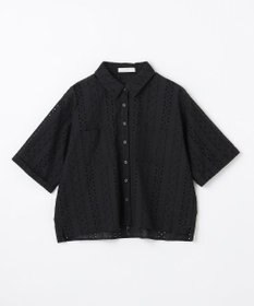 ANY L エンブロイダリーシャツ