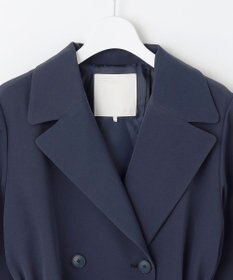 自由区 【洗える】エアフロートレンチ コート