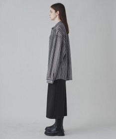 WEGO 【ユニセックス着用ITEM】ストライプメッシュBIGシャツ