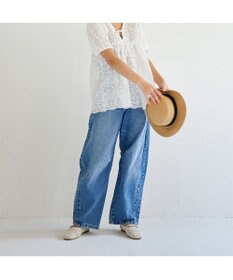 ing <ing>メッシュコードフラットシューズ