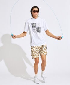 PW CIRCULUS 【高通気 / 軽撥水 / 軽量のDotAir 使用】【MEN】ゼブラ柄ベルテッドショーツ