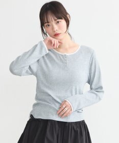 earth music&ecology 【WEB限定】アイレットジャカードタイトプルオーバー