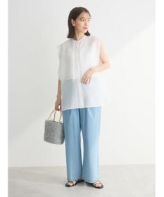 Green Parks レイヤードノースリーブブラウス