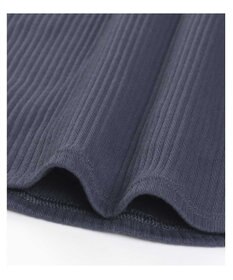 une nana cool 綿100%生地使用 リブ編みコットン キャミソール